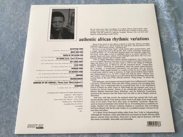 Hugh Masekela - Trumpet Africaine | Honey Pie Records (HONEY069) - 2