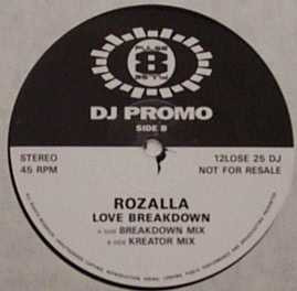 Rozalla - Love Breakdown | Pulse-8 Records (12LOSE 25 DJ)