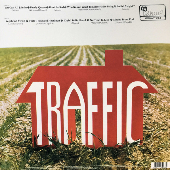 Traffic - Traffic | Island Records (477 413-3) - 2