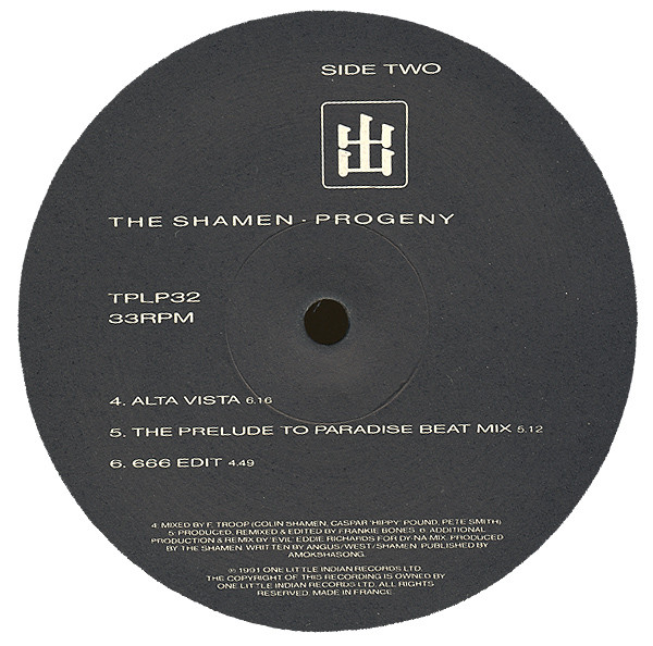 The Shamen - Progeny (Move Any Mountain - Progen) | One Little Indian (TPLP32) - 4 The Shamen - Progeny (Move Any Mountain - Progen) | One Little Indian (TPLP32) - 4