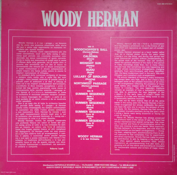 Woody Herman And His Orchestra - Woody Herman | Quadrifoglio International (VDS 388) - 2