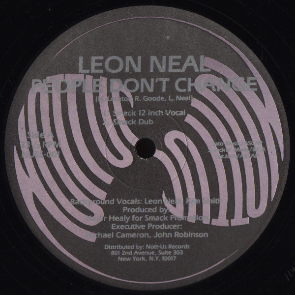 Leon Neal - People Don't Change | Nott-Us Records (NUSS-001)