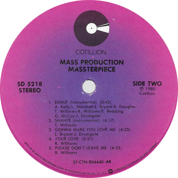 Mass Production - Massterpiece | Cotillion (SD 5218) - 4