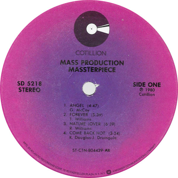 Mass Production - Massterpiece | Cotillion (SD 5218) - 3