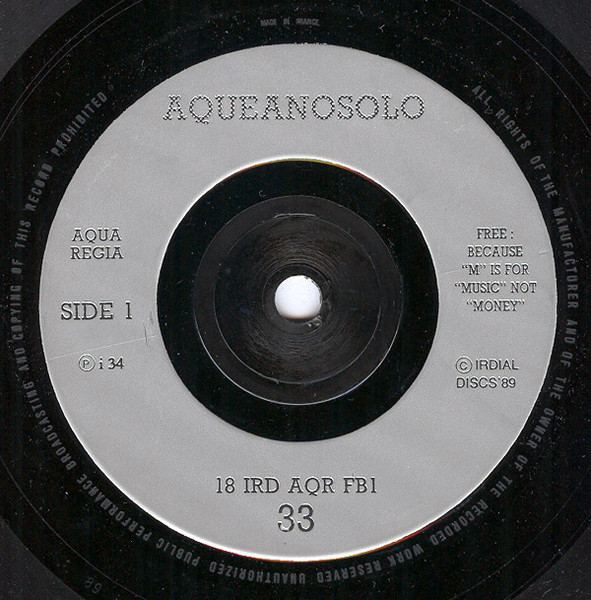Aqua Regia - Aqueanosolo | Irdial Discs (18 ird aqrfb1) - main