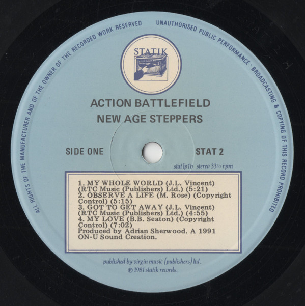 New Age Steppers - Action Battlefield | Statik Records (STAT 2)