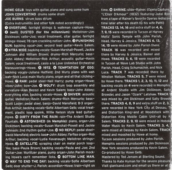 Giant Sand - Chore Of Enchantment | Thrill Jockey (THRILL079) - 2 Giant Sand - Chore Of Enchantment | Thrill Jockey (THRILL079) - 2