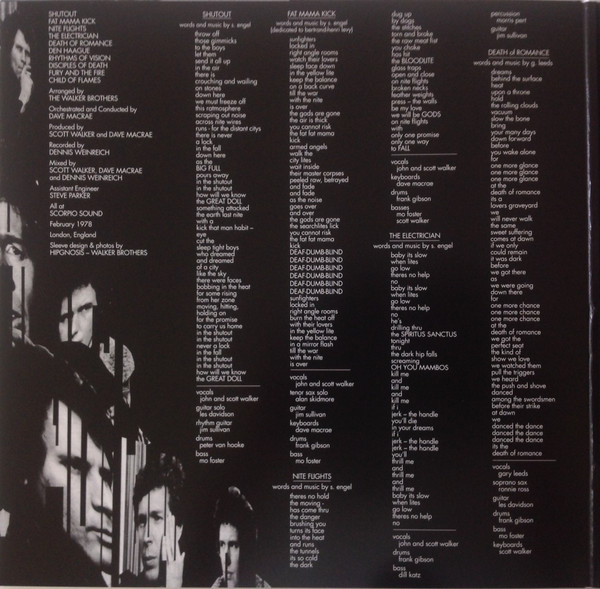 The Walker Brothers - Nite Flights | Music On Vinyl (MOVLP1356) - 2