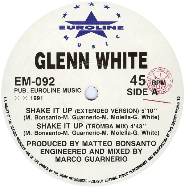 Glen White - Shake It Up | Euroline Music (EM 092)