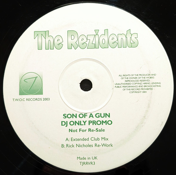 The Rezidents - Son Of A Gun | TWOC Records (TJRRVR3) - main