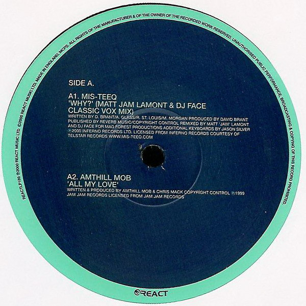 Matt "Jam" Lamont - The Jam Experience | React (REACT LP 189) - 2 Matt "Jam" Lamont - The Jam Experience | React (REACT LP 189) - 2