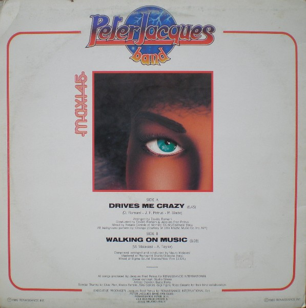 Peter Jacques Band - Drives Me Crazy | Renaissance International (RNS 12013) - 2 Peter Jacques Band - Drives Me Crazy | Renaissance International (RNS 12013) - 2