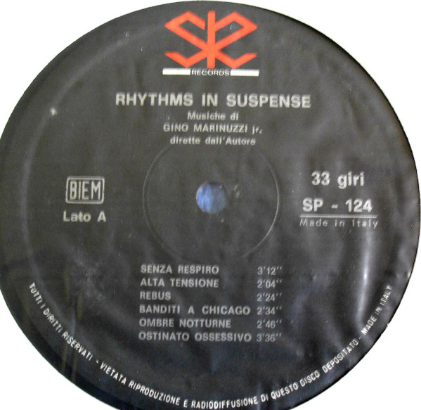 Gino Marinuzzi Jr. - Rhythms In Suspense | SR Records (SP 124) - 3 Gino Marinuzzi Jr. - Rhythms In Suspense | SR Records (SP 124) - 3