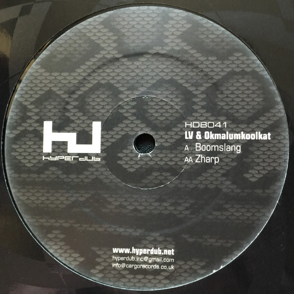 L.V. & Okmalumkoolkat - Boomslang / Zharp | Hyperdub (HDB041)