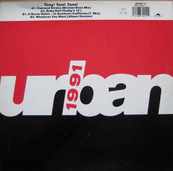 Tony! Toni! Toné! - Oakland Stroke | Urban (WINXR 13)