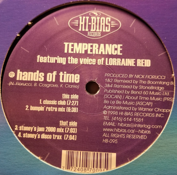 Temperance - Hands Of Time (Remixes) | Hi-Bias Records (HB-095) Temperance - Hands Of Time (Remixes) | Hi-Bias Records (HB-095)