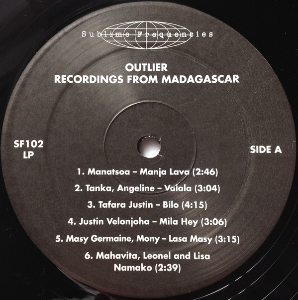 Various - Outlier:  Recordings From Madagascar | Sublime Frequencies (SF102) - 2