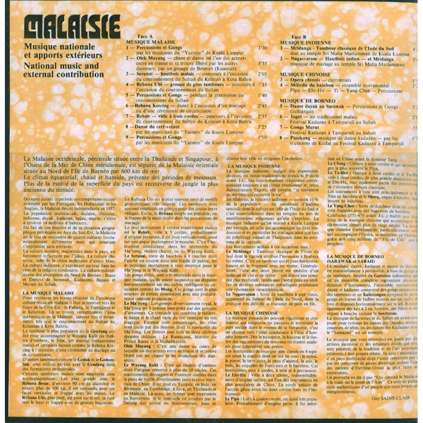 Various - Malaisie | Playa Sound (PS 33517) - 2 Various - Malaisie | Playa Sound (PS 33517) - 2