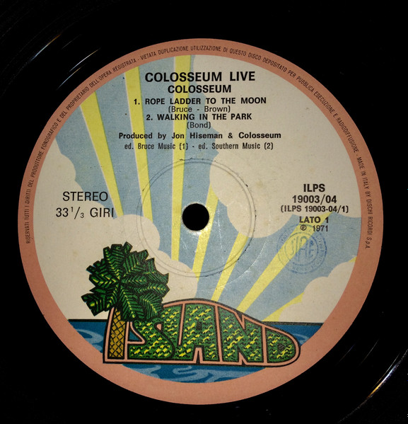 Colosseum - Colosseum Live | Island Records (ILPS 19003/04) - 2 Colosseum - Colosseum Live | Island Records (ILPS 19003/04) - 2