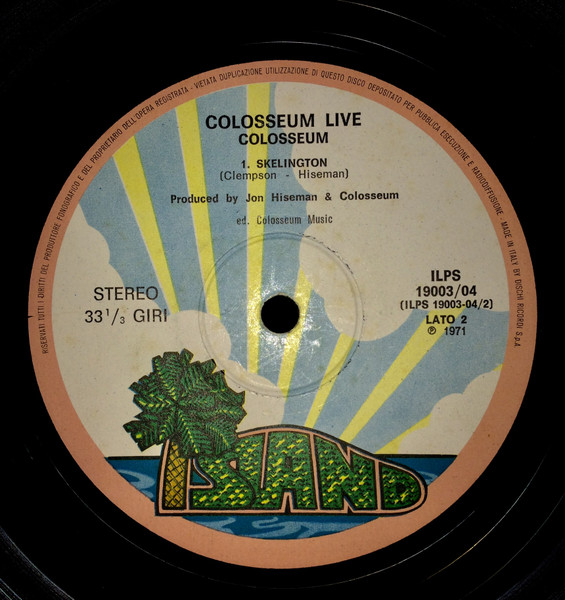 Colosseum - Colosseum Live | Island Records (ILPS 19003/04) - 3 Colosseum - Colosseum Live | Island Records (ILPS 19003/04) - 3