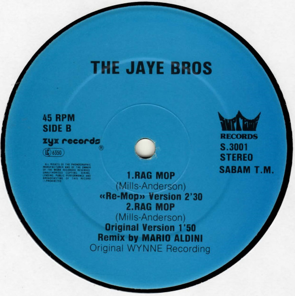 The Jaye Bros - Rag Mop | Supreme Records (S 3001) - 4
