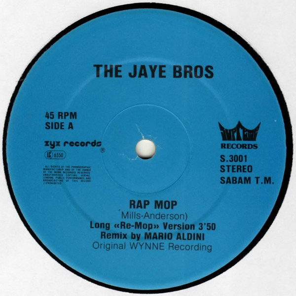 The Jaye Bros - Rag Mop | Supreme Records (S 3001) - 3