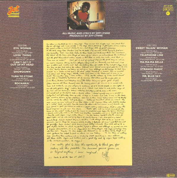 Electric Light Orchestra - ELO's Greatest Hits | Jet Records (JET LX 525) - 2