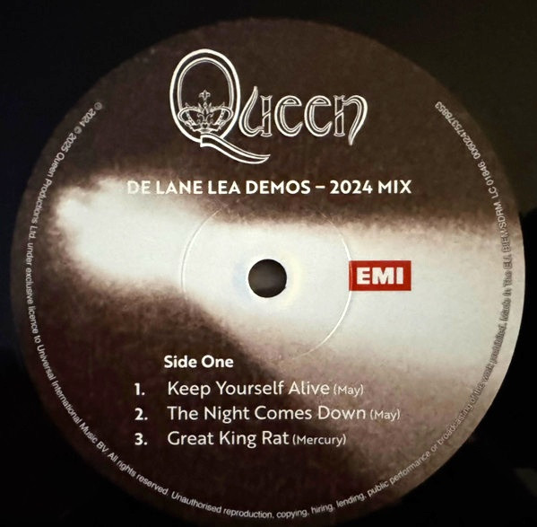 Queen - De Lane Lea Demos | EMI (00602475378853) - 3