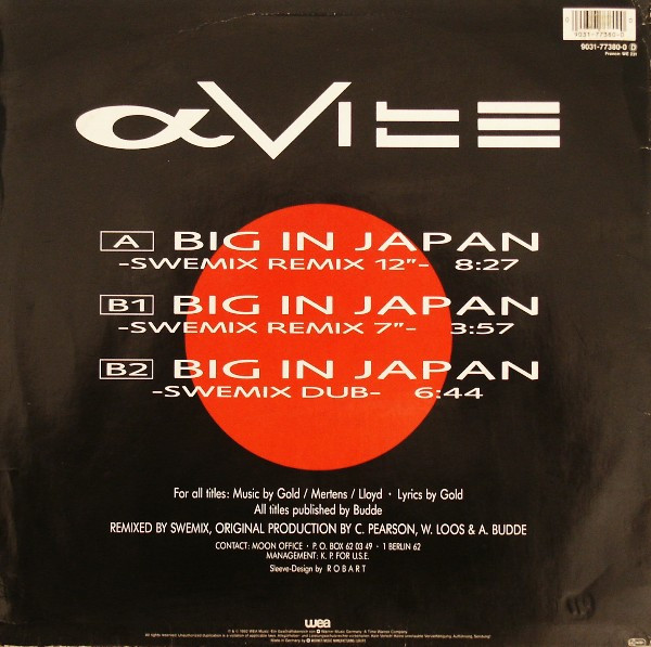 Alphaville - Big In Japan (Swemix Remix) | WEA (9031-77380-0) - 2