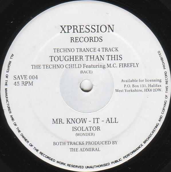 Various - Techno Trance 4 Track | Xpression Records (SAVE 004) - 2 Various - Techno Trance 4 Track | Xpression Records (SAVE 004) - 2