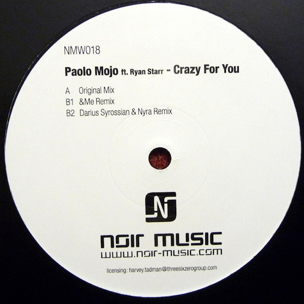 Paolo Mojo ft. Ryan Starr - Crazy For You | Noir Music (NMW018) - main