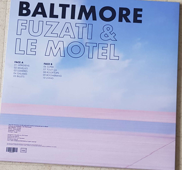 Klub des Loosers , Le Motel - Baltimore | Ombrage Éditions (OMBR 03 LP)