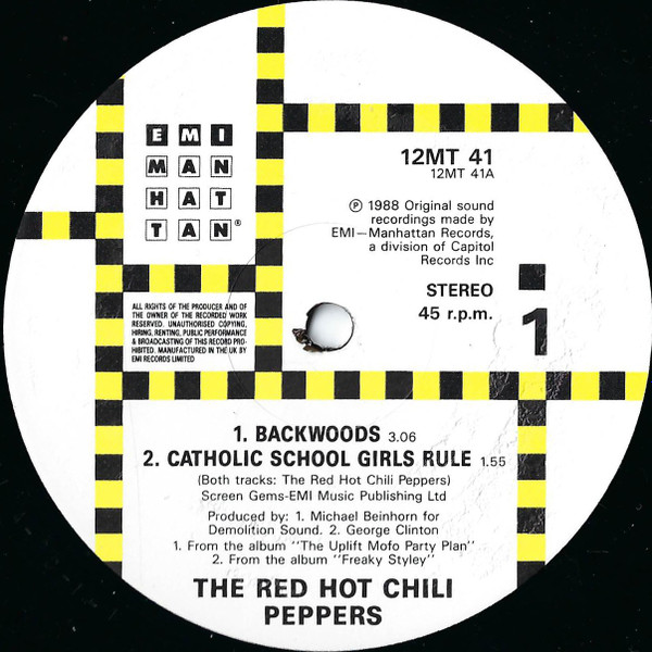 Red Hot Chili Peppers - The Abbey Road E.P. | EMI-Manhattan Records (12MT 41) - 3