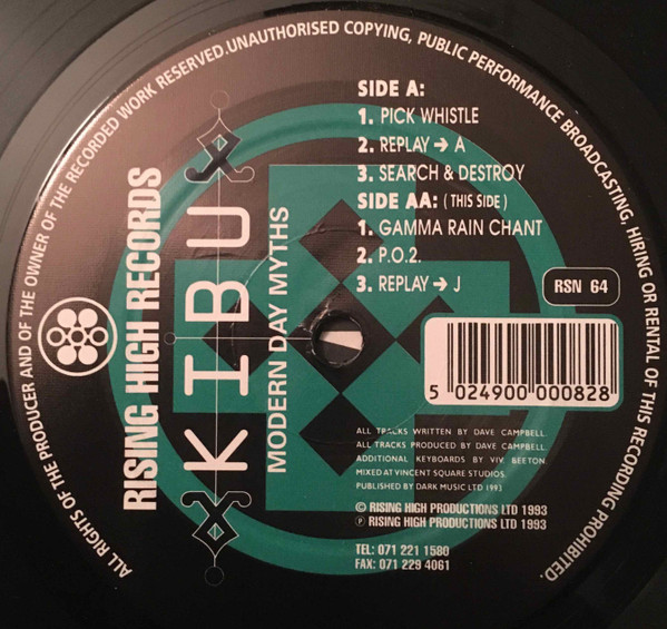 Kibu - Modern Day Myths | Rising High Records (RSN 64)