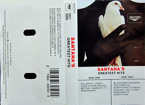 Santana - Santana's Greatest Hits | Columbia (VPCT 33050) - main