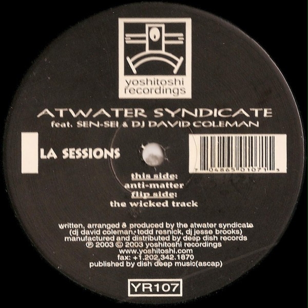 Atwater Syndicate - LA Sessions | Yoshitoshi Recordings (YR107) - 3