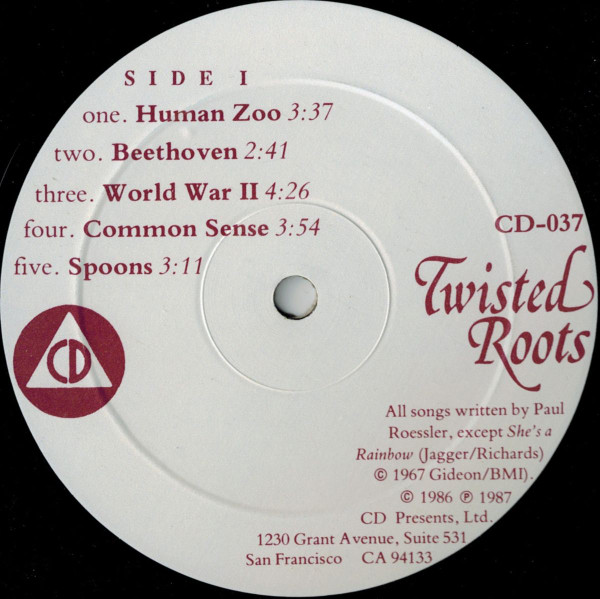 Twisted Roots - Twisted Roots | CD Presents, Ltd. (CD-037) - 3