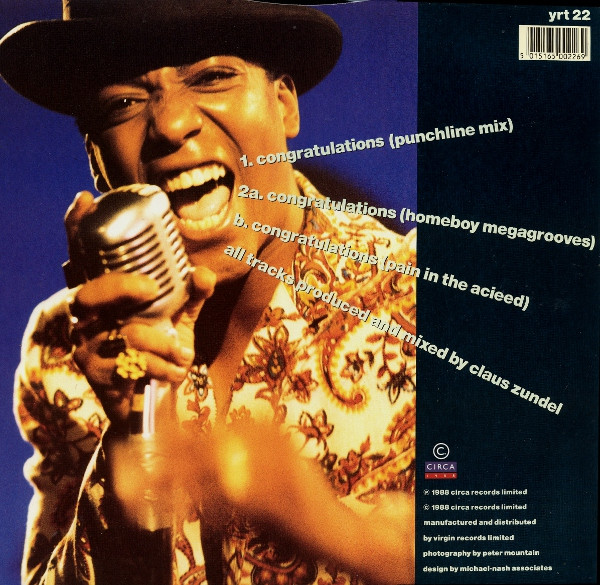 Sydney Youngblood - Congratulations | Circa (YRT 22) - 2