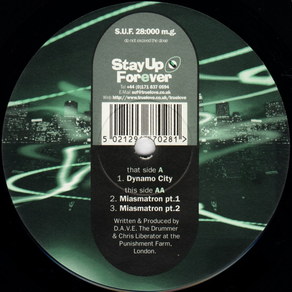 Dynamo City - Dynamo City / Miasmatron | Stay Up Forever (S.U.F. 28:000 m.g.) - 4