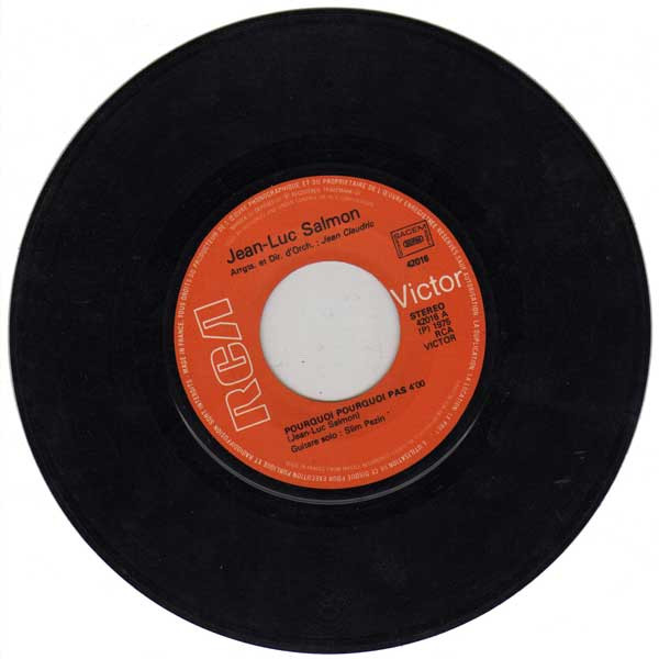 Jean-Luc Salmon - Pourquoi Pourquoi Pas / L'oiseau De Proie | RCA Victor (42016) - 3 Jean-Luc Salmon - Pourquoi Pourquoi Pas / L'oiseau De Proie | RCA Victor (42016) - 3