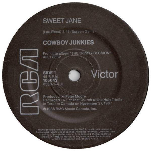 Cowboy Junkies - Sweet Jane | RCA Victor (105042)