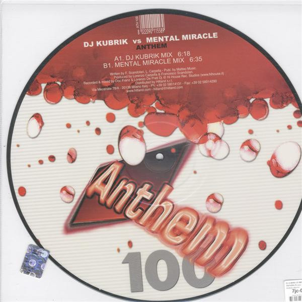 DJ Kubrik Vs. Mental Miracle - Anthem | Anthem (ATH 100) - 2