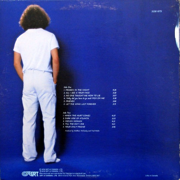 Dan Hill - Frozen In The Night | GRT (9230-1079) - 2