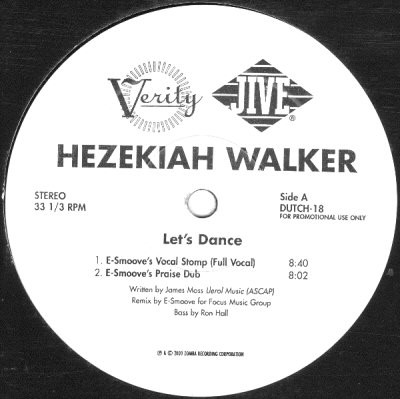 Hezekiah Walker - Let's Dance | Jive (DUTCH-18)