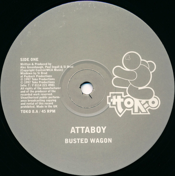 Attaboy - Busted Wagon | Toko Records (TOKO 8)