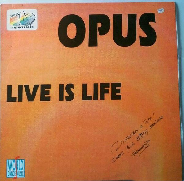 Opus - Live Is Life | Boy Records (BOY - 170)