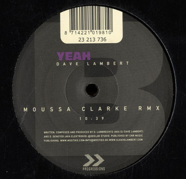 Dave Lambert - Yeah | Mostiko (23 213736) - 2 Dave Lambert - Yeah | Mostiko (23 213736) - 2