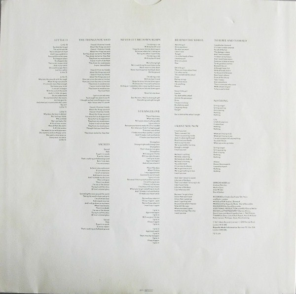 Depeche Mode - Music For The Masses | Mute (70536) - 7