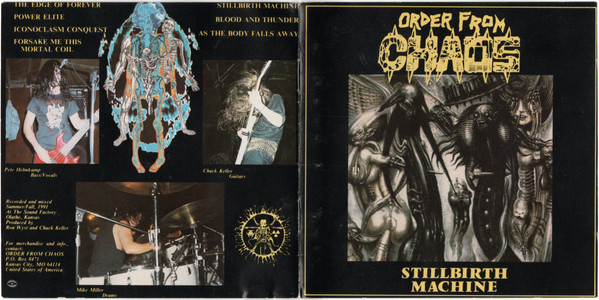 Order From Chaos - Stillbirth Machine CD | Wild Rags Records (WRR-030) - 3