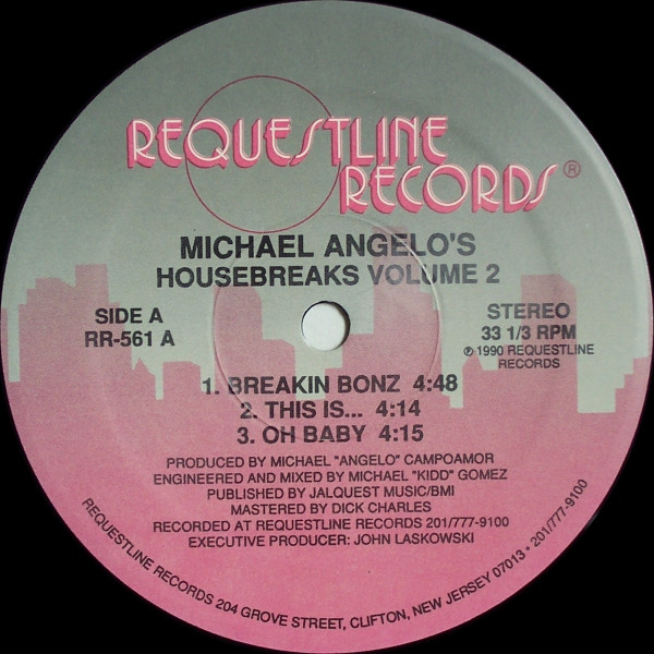 Michael Angelo - Housebreaks Volume 2 | Requestline Records (RR-561) - main Michael Angelo - Housebreaks Volume 2 | Requestline Records (RR-561) - main